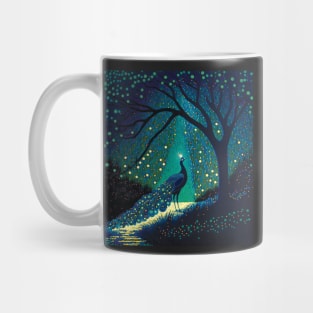 Peacock Alien Abduction Mug